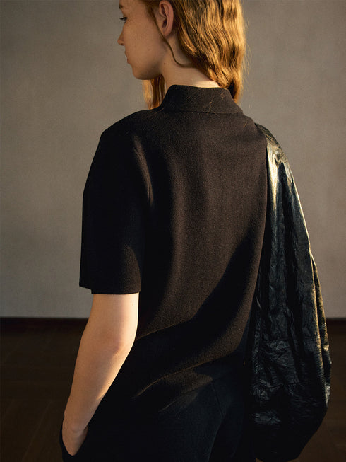 Neris Wool Polo Top