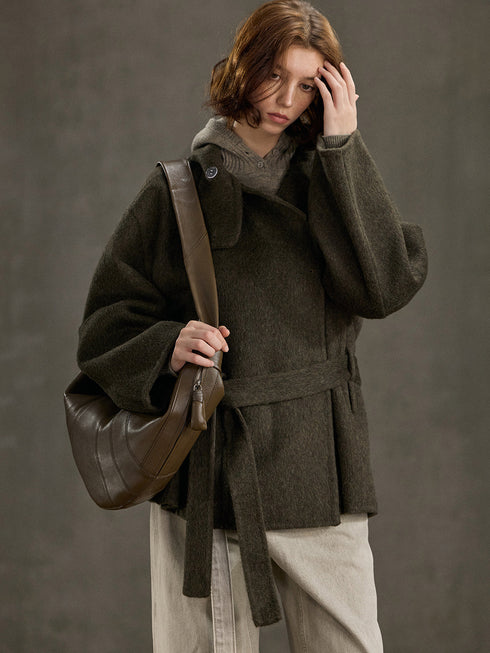 Corvian Wool Short Coat