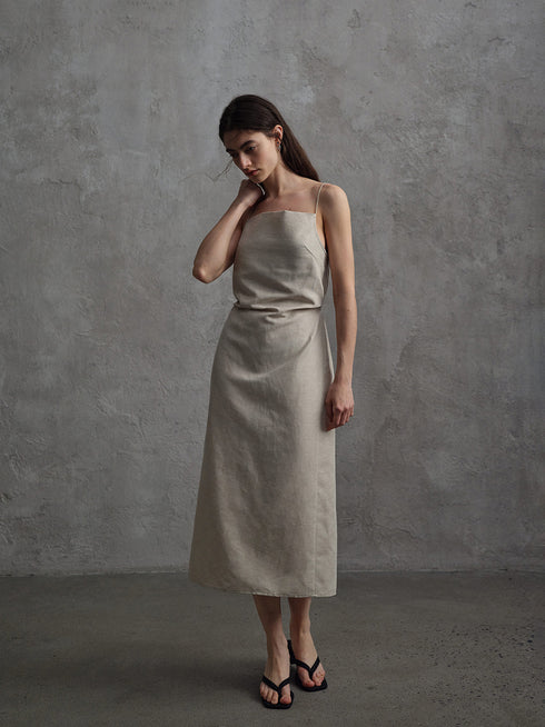 Obscura Square-Neck Dress