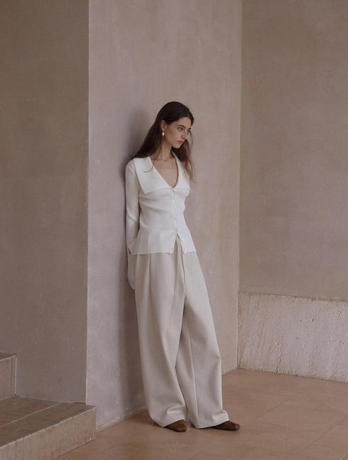 Liora Cardigan côtelé TENCEL™