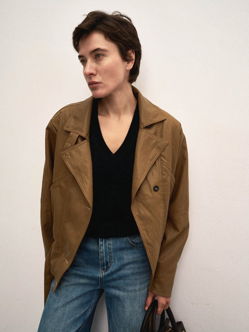 Tavia Drawstring Bomber Jacket