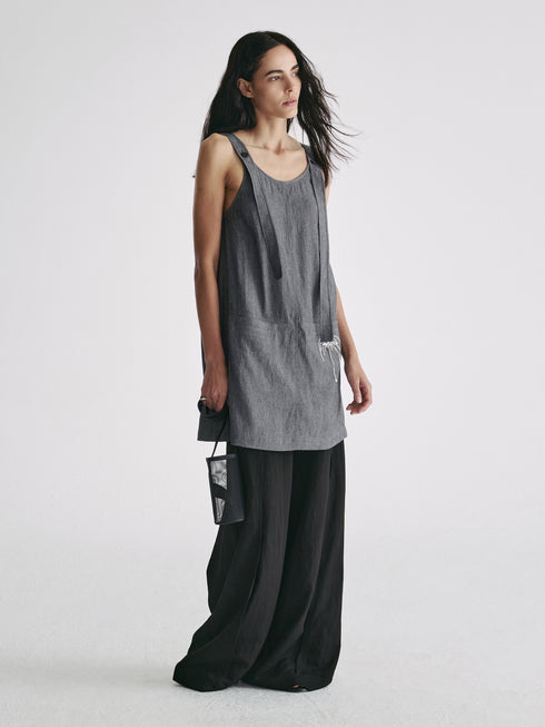 Lucent Textured Wide-Leg