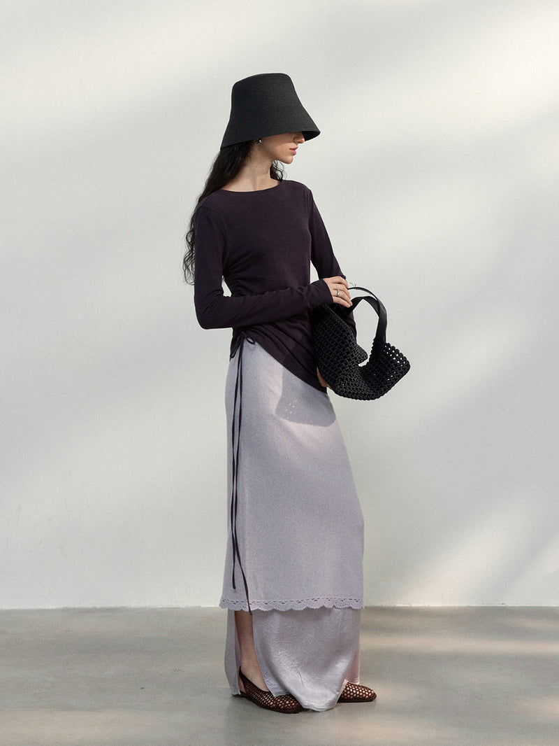 Jupe à bord en verre