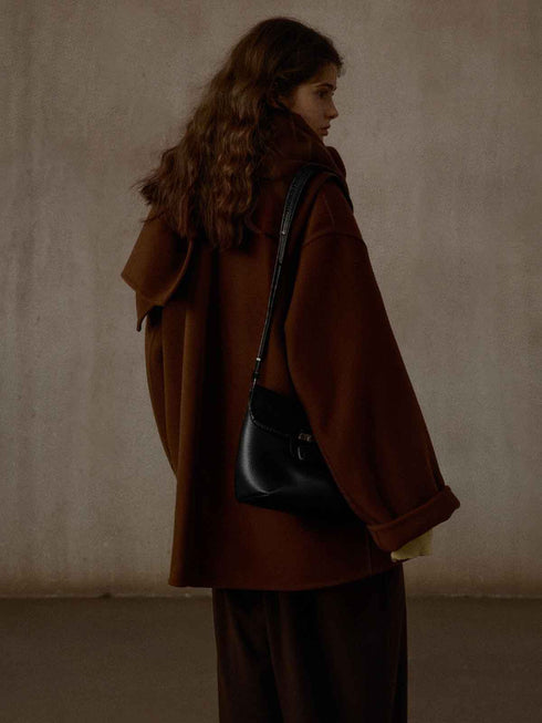 Solace Handmade Wool Scarf Coat