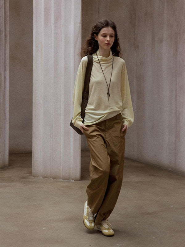 Zenya Wool Bat Pullover