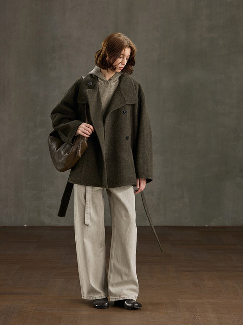 Corvian Wool Short Coat