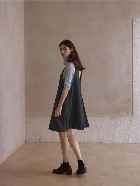 Echo Robe droite col en V