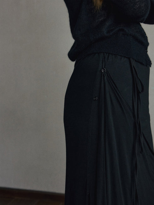Liora Layered Silk Skirt