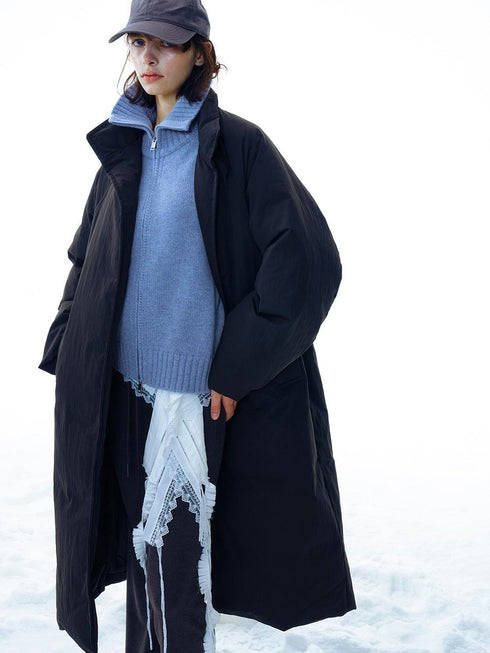 Mirella Zip Wool High-Neck Sweater