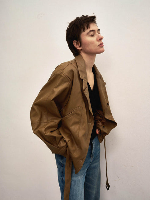 Tavia Drawstring Bomber Jacket
