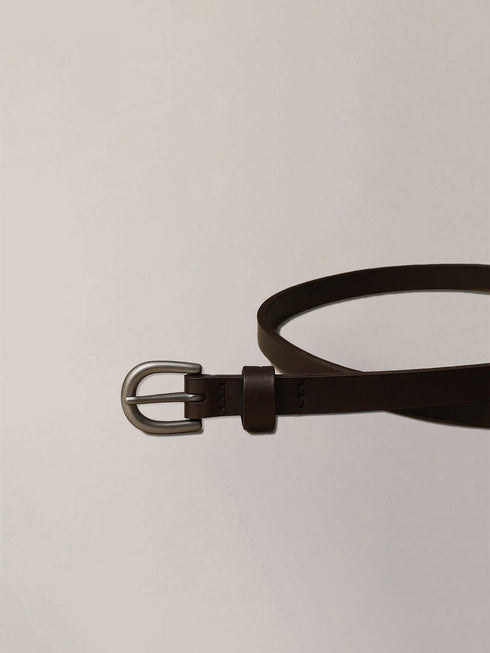 Double Loop Leather Belt
