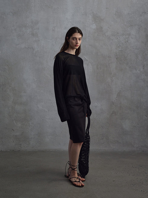 Top in Maglia Trasparente Haze
