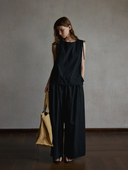 Eclipse Gathered Wide-Leg