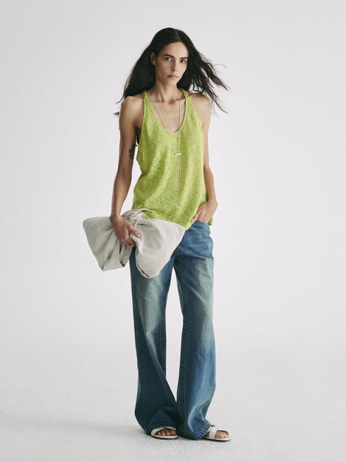 Drift Open-Knit Halter Top