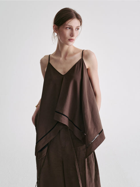 Frost Lyocell Asymmetric Cami