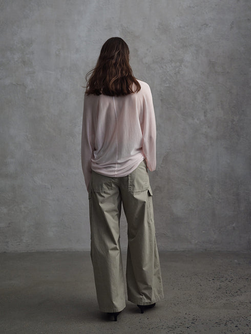 Lucent Washed Cargo Trousers