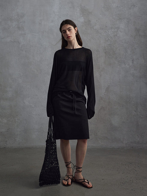 Top in Maglia Trasparente Haze