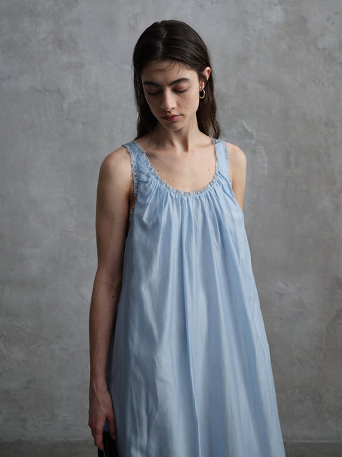 Vapor Embroidered Vest Dress