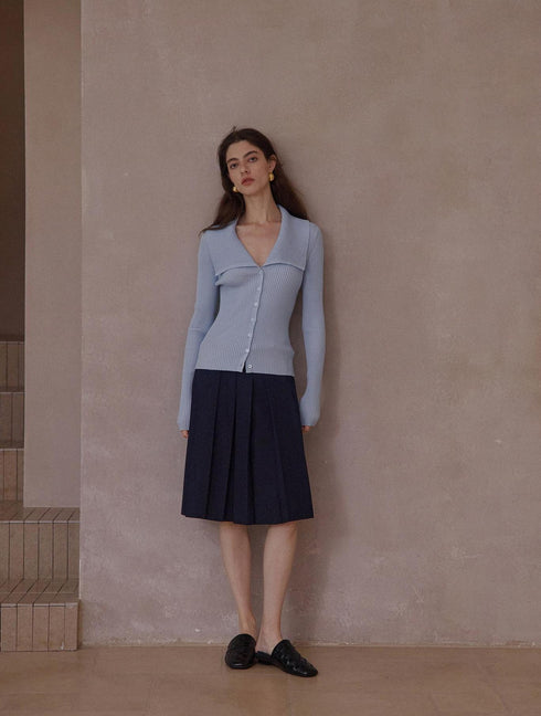 Liora Cardigan côtelé TENCEL™