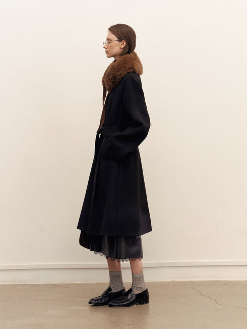 Orelle Wool Cape Coat