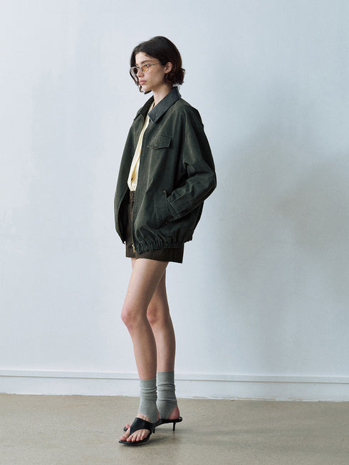 Mave Contrast-Collar Jacket