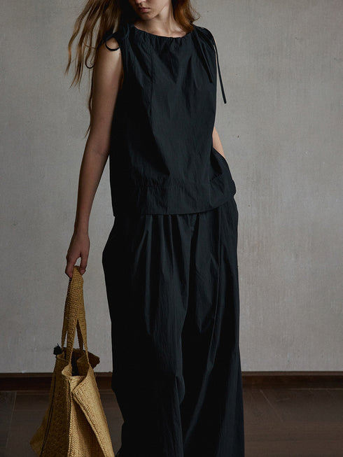 Eclipse Gathered Wide-Leg