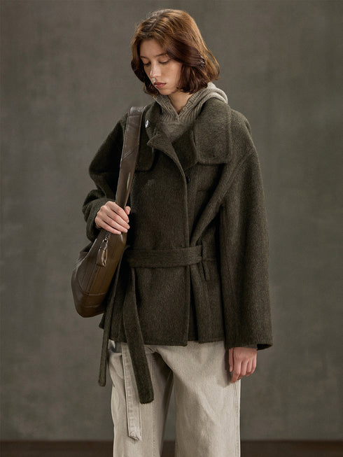 Corvian Wool Short Coat