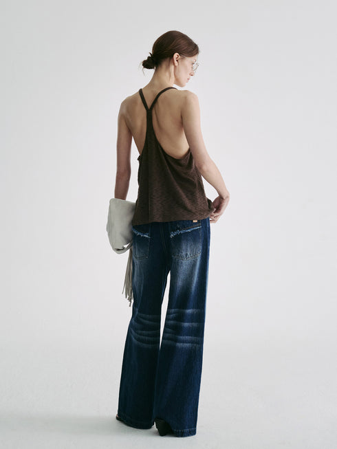 Drift Open-Knit Halter Top