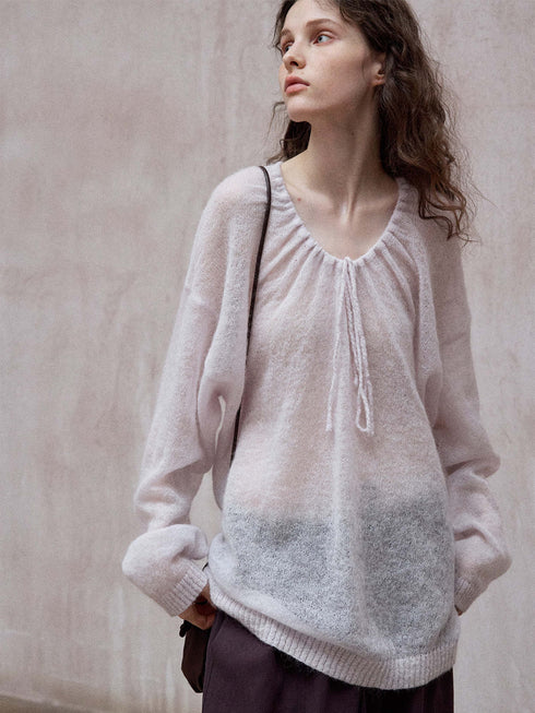 Fluff Wool Line Top