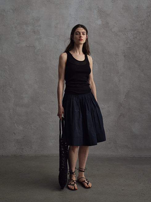 Nightfall Pleated Skirt