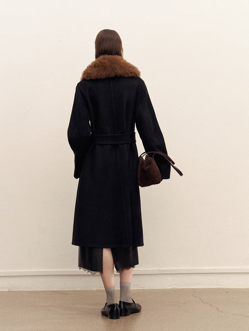 Orelle Wool Cape Coat