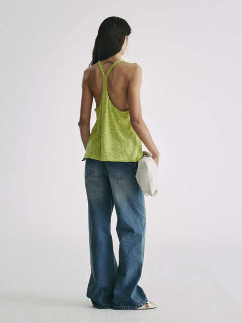 Drift Open-Knit Halter Top