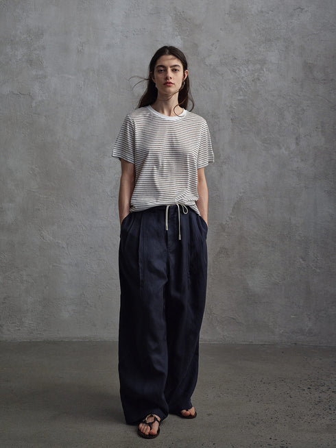 Nocturne Lyocell-Linen Trousers