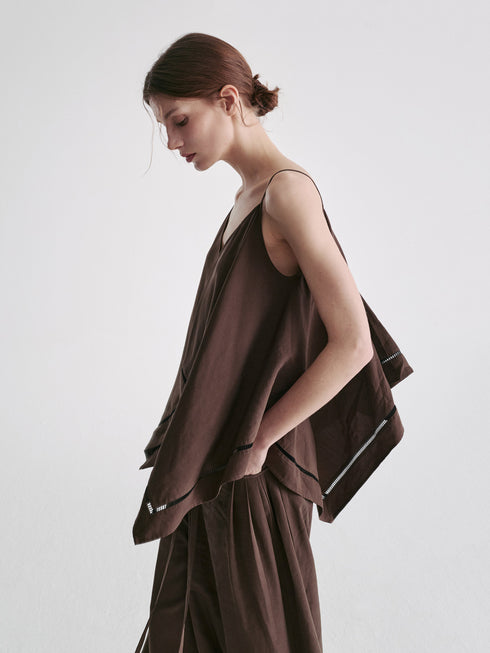 Frost Lyocell Asymmetric Cami