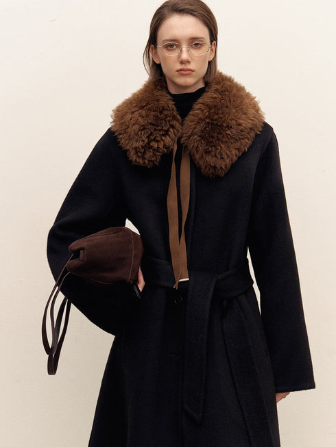 Orelle Wool Cape Coat