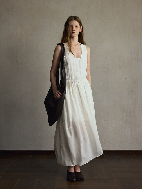Mira Textured Midi Dress
