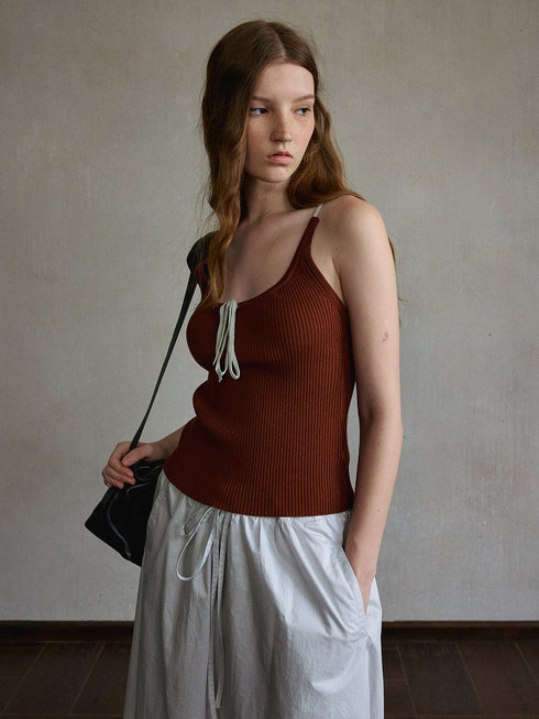 Halo Tie-Front Cami