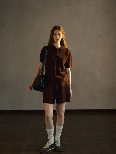 Neris Wool Polo Top