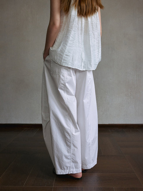 Lumen Pleated Wide-Leg