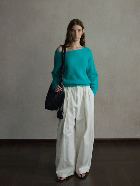 Cala Off-Shoulder Alpaca Top