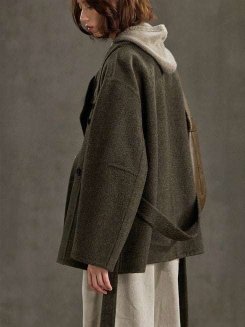 Corvian Wool Short Coat