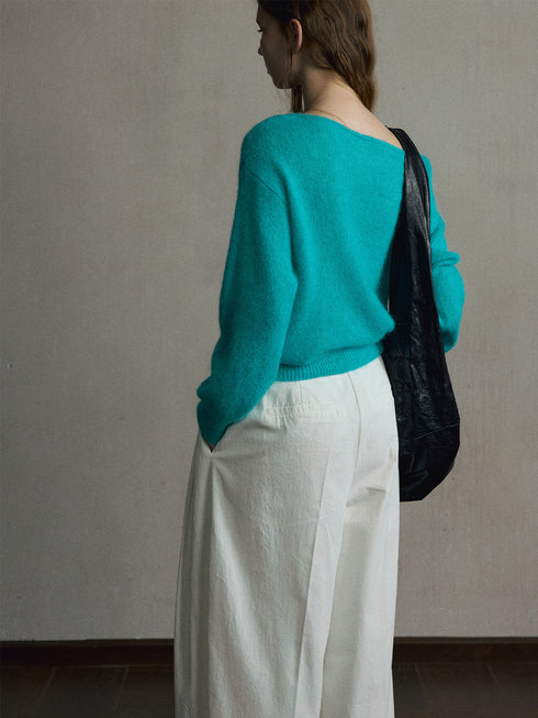 Cala Off-Shoulder Alpaca Top