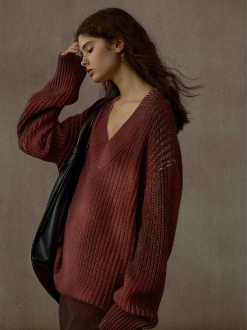 Scribe Gradient V-Neck Knit