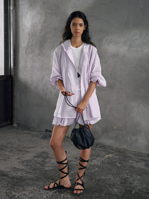 Haze Drift Hooded Shirt