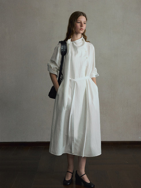 Talia Scarf Lyocell Dress