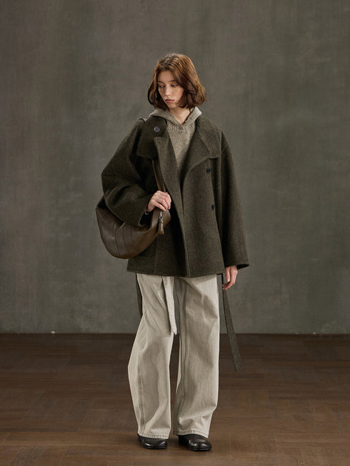 Corvian Wool Short Coat