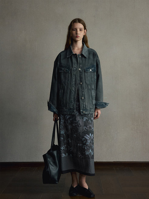 Ione Printed Lyocell Dress