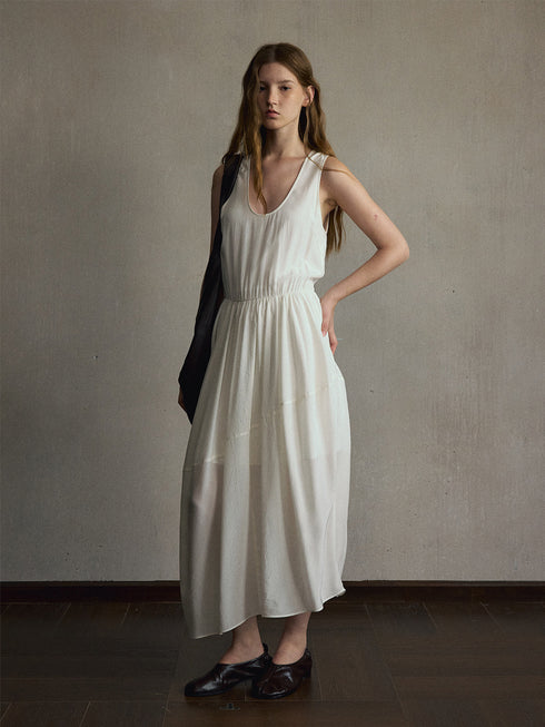 Mira Textured Midi Dress