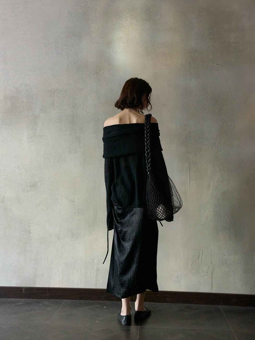 Cala Jersey de Hombros Descubiertos