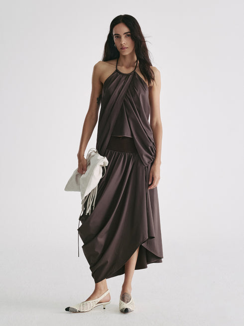 Obscura Draped Halter Top